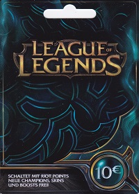 

League of Legends 10 Euro Prepaid RP Card EU