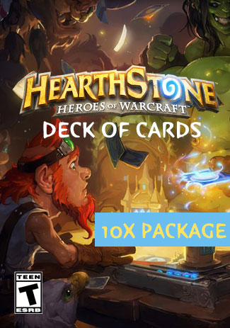 Official Hearthstone Heroes of Warcraft - Deck of Cards - 10 Package (DLC)