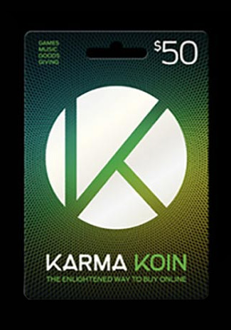 

Karma Koins 50 USD Card