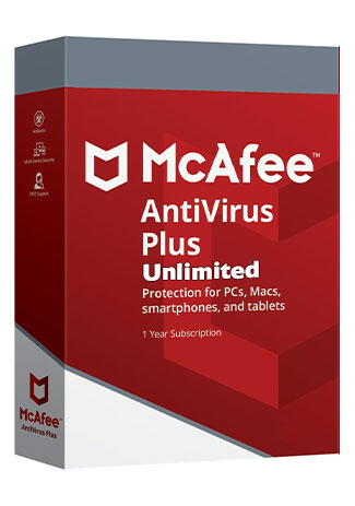 Official McAfee Antivirus Plus unlimited - 1 Year (Account)