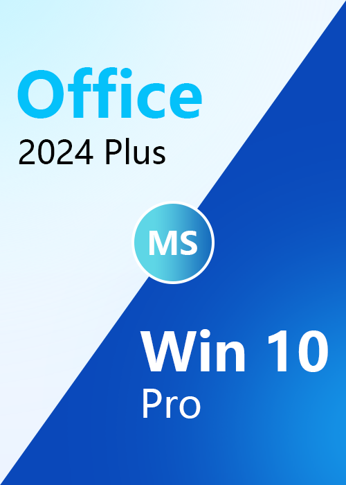 MS Win 10 Pro OEM + MS Office2024 Professional Plus CD Key Pack