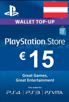 Official PSN 15 EUR (AT) - PlayStation Network Gift Card