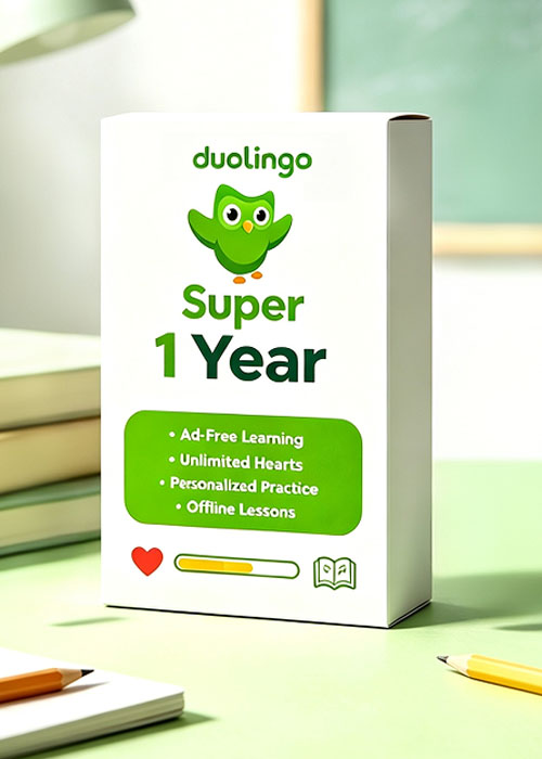 gamesdeal, Super Duolingo 1 Year Subscription