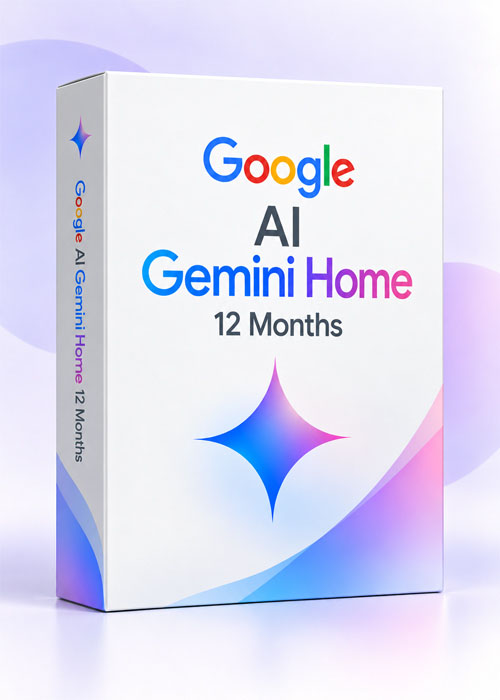 gamesdeal, Google AI Gemini Home 12 Months (Family Share)