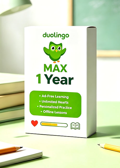 gamesdeal, Super Duolingo MAX 1 Year Subscription