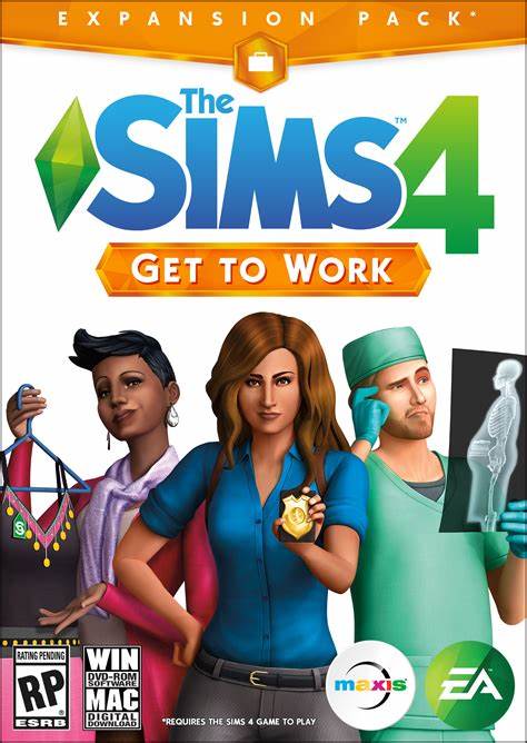 Official The Sims 4 Get To Work Origin CD Key