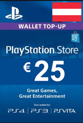 Official PSN 25 EUR (AT) - PlayStation Network Gift Card