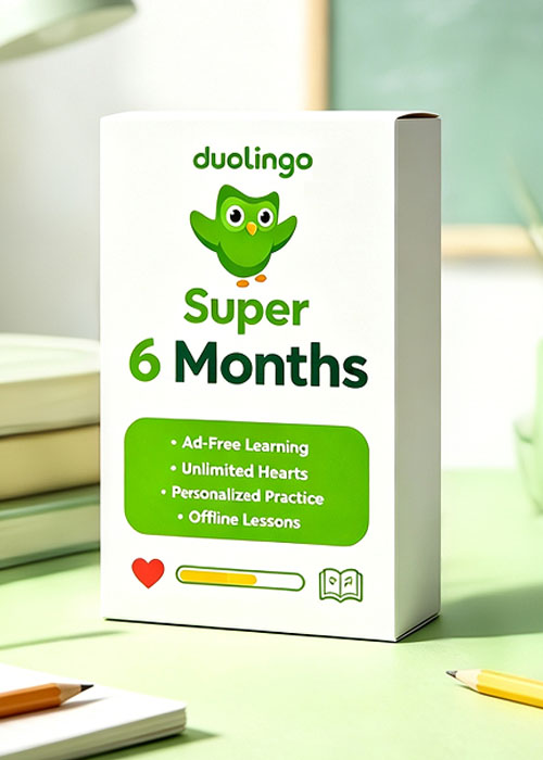 gamesdeal, Super Duolingo 6 Months Subscription